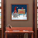 5D Kit Rhinestone Pictures DIY Gnome Full Round Drill Diamond Painting for Ho