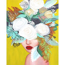 Treat Your Heart Flowers Oil Paint By Numbers Kit DIY Frameless Drawing (B1583)