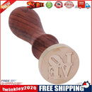 Love Series ?Retro Wood Handle Sealing Wax Documents Custom Stamp Seal(W16)