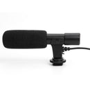 Mic-01 Interview Digital HD Video Stereo Camera Microphone for Nikon Z6 Z7 D5300