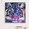 Bedroom Canvas Picture Mosaic Full Round Craft Tiger Animal Diamond Painting