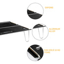 Outdoor Folding Mini Table Portable Collapsible Compact Table (Black) Newly