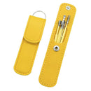 6pcs Ear Wax Picker Kit Health Care Curette Earpick Household Tool (Yellow)