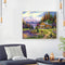 Paint By Numbers Lodge Between Mountains and Forests Painting Kit (B991)