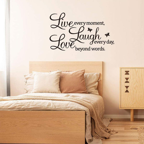 Live Laugh Love Family Home Quote Wall Stickers Art Removable Decals Room U4X1
