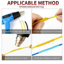 164Pcs/Set Heat Shrink Tubing Kit Shrink Assorted Polyolefin FAST K0D1