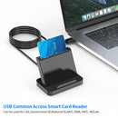 SCR816 USB Smart ID IC SIM CAC Card Reader for Windows 10 8 7 Max OS Linux Newly