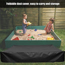 Waterproof Dust Cover Anti UV Sandbox Sandpit Shelter (Black 120x120cm) Newly