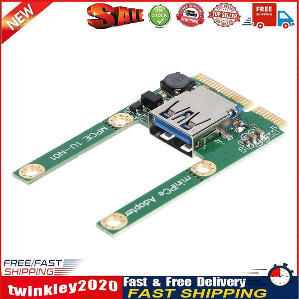 Mini PCI-E to USB3.0 PCI Express Card PCI-E to USB 3.0 Expansion Card Newly