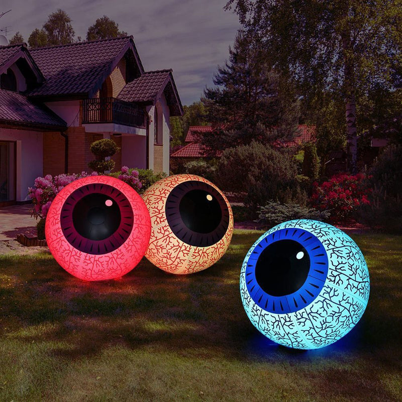 Eyeball Remote Control with Built-in Battery Powered RGB Color Changing