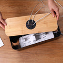 Data Cable Storage Box Wooden Mobile Phone Computer Tablet Charging Line Ca
