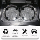 Silicone Round Non-slip Coaster - Car Accessory & Shinning Decor (White) Newly