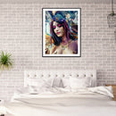 5D Diamond Painting Kit Queen Full Round Drill Rhinestone DIY Wall Art Gift