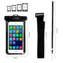 ALLOYSEED Universal Waterproof Case Waterproof bag for mobile phone black