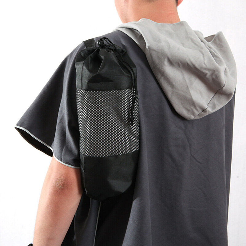 Microfiber Beach Wrap Coat for Men and Women, Swim, Bath towel, Umhan