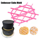 Geometric Sugar Paste Fondant cookie Embosser Baking Cake Mold Cutter Mould