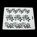 Craft Embossing Plastic DIY Flower Paper Card Painting Layering Stencils