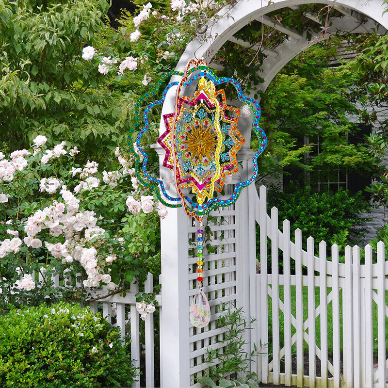 DIY Diamond Painting Double-sided Hanging Rotatable Wind Chime (GSP204)