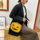 Fashion Cute Glitter Pumpkin Shape Chain Shoulder Bag Women Small Messenger Bags