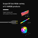 COOLMOON 5V 3Pin HUB Splitter Cable Extension Cord for Mainboard (1 to 4) Newly
