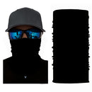 Cycling Camping Neck Tube Scarf Outdoor Gaiter Bandana Headband (Black) Newly