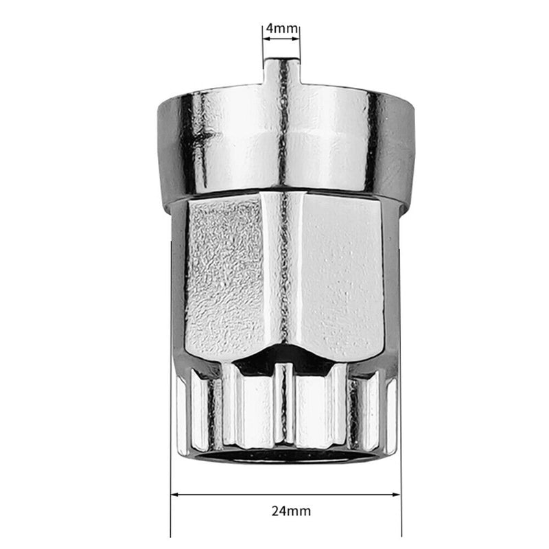 Bicycle Freehub Body Remover Bike Hubs Tower Base Slotted Socket Wrench Install