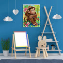 5D Diamond Painting Animal Full Round Drill Rhinestone DIY Wall Crafts Mosa