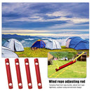 Awning Rope Fastener Adjuster Wind Rope Buckle Runner Tent Stopper (4pcs) Newly