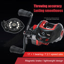 Baitcasting Reel 8kg Max Drag 18+1 Bearings 7.2/1 Long Casting Fishing Reels