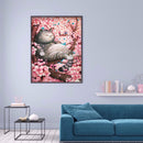 5D DIY Diamond Embroidery Cherry Tree Cat Mosaic Kit Home Decor for Wall Gift