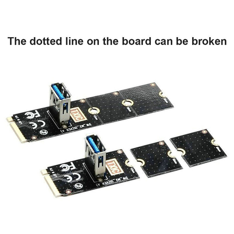 5Gbps M.2 M Key to PCI Express X16 Adapter NGFF to USB 3.0 Port Transfer Card