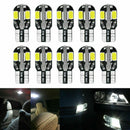 Car Light Bulb White Dome Side Marker LED Light Bulbs T10 194 168 W5W Canbus