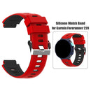 Watchband for Garmin Forerunner 220/230/235/620/630/735xt (Red Black) Newly