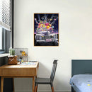 5D DIY Diamond Painting Gift Car Full Round Drill Mosaic Picture Wall Arts