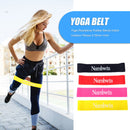Latex Resistance Band Set Yoga Fitness Equipment Black Red Pink Yellow 500mm