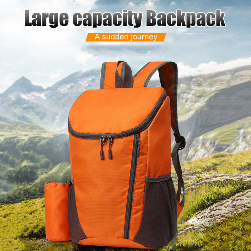 Foldable Backpack Nylon Waterproof Outdoor Climbing Travel Sport Hiking Pack