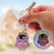 Cartoon Diamond Painting Keychain DIY Luminous Key Ring Pendant (DSK044)