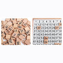 Montessori Counting Game 1-100 Consecutive Sorting Blocks Wooden Numbers Board