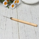 DIY Kit Wooden Handle Wig Crochet Hook Knitting Needle Weaving Braids Tools