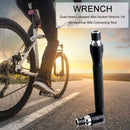 L-Shaped Double Head 1/4-Inch Socket Wrench Clamp Screwdriver Home Hand Tools