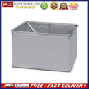 Folding Storage Box with Wooden Lid Outdoor Camping Clothing Sorting Organizers
