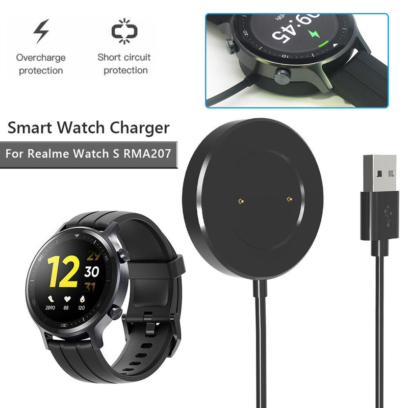 Smartwatch Charging Cable for Realme Watch S RMA207 Sport Watch Magnetic Charger