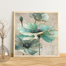 Full Embroidery Cotton Thread Cross Stitch 11CT Counted DIY Lotus Leaf Kit