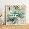 Full Embroidery Cotton Thread Cross Stitch 11CT Counted DIY Lotus Leaf Kit