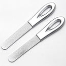 Grinding Stainless Steel Nail File Nail Art Tools Manicure Pedicure Scrub