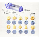 18pcs/set Manual Cookies Biscuit filling dessert maker for making cookies 250ML