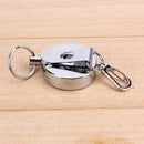 High Resilience stretching rope anti-lost burglar retractable key ring key Newly