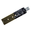 M.2 NVMe SSD to USB 3.1 Adapter Enclosure for NVME PCIE NGFF SATA M/B Key SSD