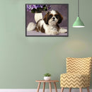 5D DIY Diamond Painting Puppy Full Drill Rhinestone Mosaic Art Picture Craft