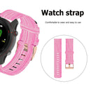 20mm Waterproof Bracelet Watch Strap for Garmin Forerunner 255S (Pink)